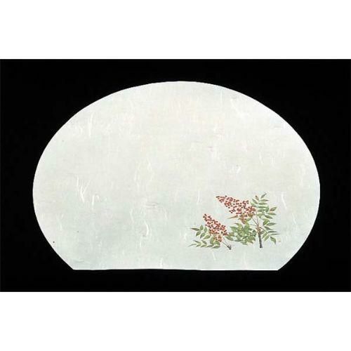 尺三 半月 懐石まっと 四季(50枚入)南天(64389)(12月~2月)