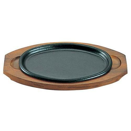 【アサヒ 鉄 ステーキ皿 A-103-28 新小判】 幅248×奥行155(mm)【グループA】