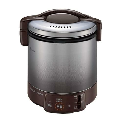 リンナイ】ガス炊飯器 RR-100VQ(DB) 都市ガス13A/プロパンガスLPG 幅 