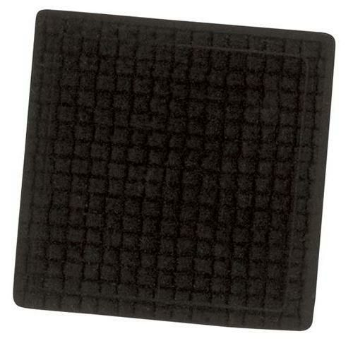 スウェードコースター 角 #330 ブラック