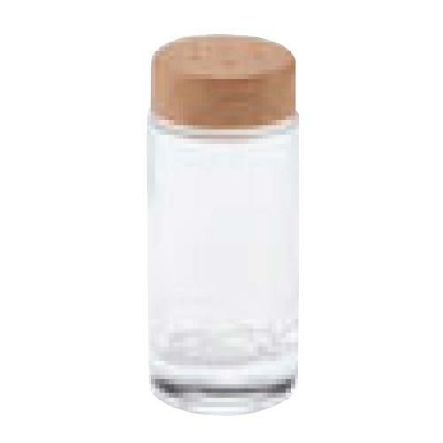 【飲食店定番】こしょう入れ No.1634 木目 高さ82(mm)