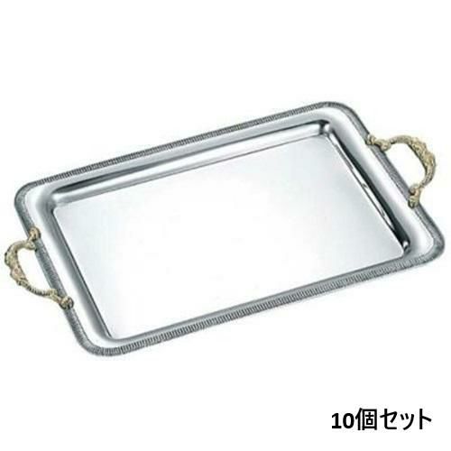 【10セット】18-0 ティファニー 角トレイ MR-263