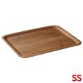 ノンスリップ レクタン トレー 45151 SS チーク