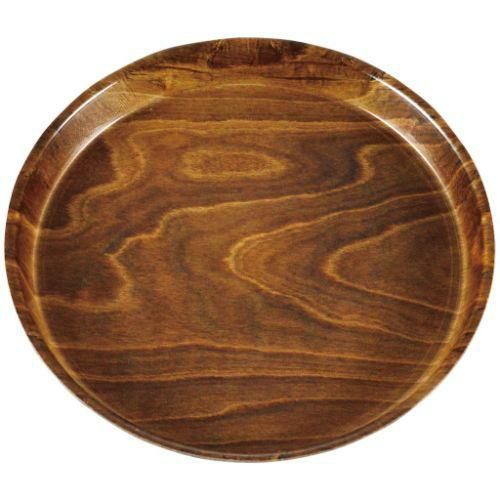 ウッドトレイ 丸型 ノンスリップ PH558526