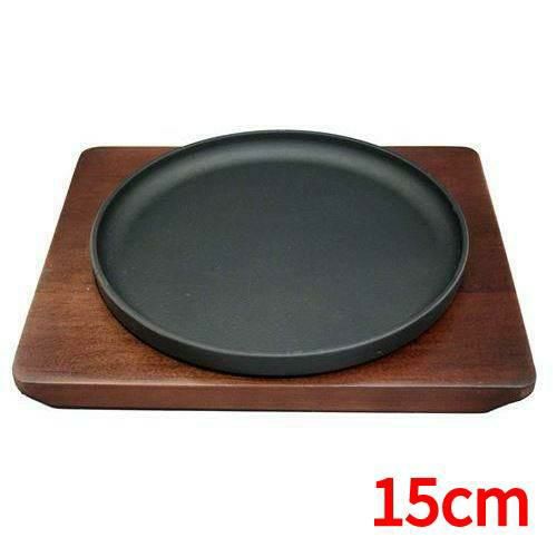 IK 鉄 スタッキングステーキ皿 15cm 11300