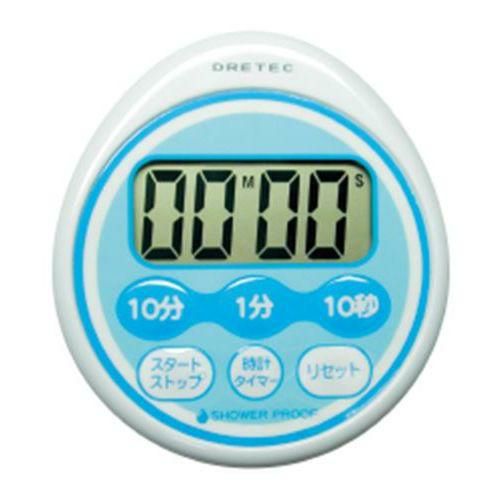 【10個セット】時計付防滴タイマー100分計 T-543BL 90×82×18 