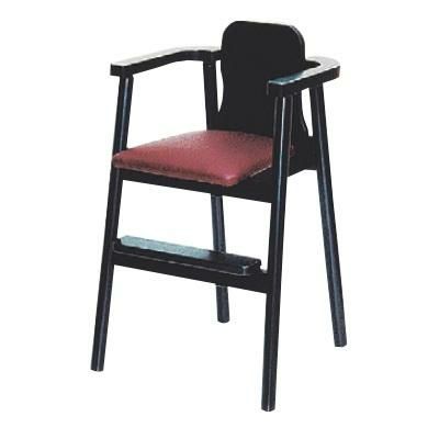 A-2-52 木製ハイチェアー黒