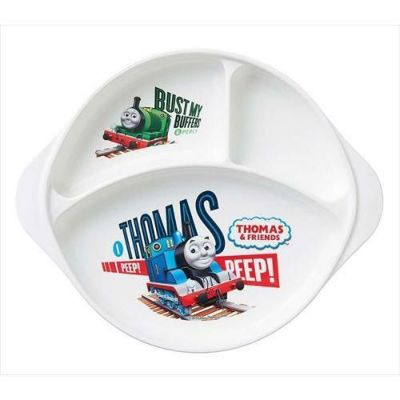 【お子様食器 きかんしゃトーマス ランチ皿(足ゴム付)CB-36 106910】 幅236×奥行194×高さ32(mm)【グループA】