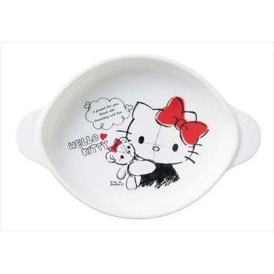 【お子様食器 ハローキティ 小皿 CB-34 106842】 幅166×奥行112×高さ30(mm)【グループA】