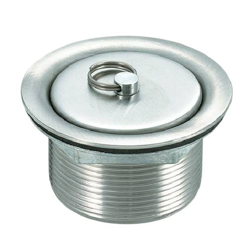 共栓 ステンレス製 G1-1/2ネジ TO-152-40A Φ63×H38mm