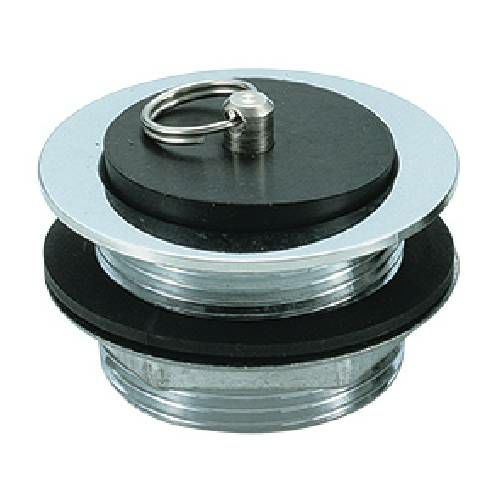 ゴム栓付共栓 真鍮製 G1-1/2ネジ TO-184G/40A Φ63×H43mm