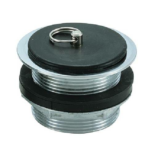 ゴム栓付共栓 真鍮製 G2ネジ TO-184G/50A Φ78×H54mm