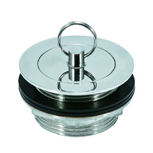 共栓 ステンレスロストワックス製 G1-1/2ネジ TO-184R/40A Φ63×H42mm