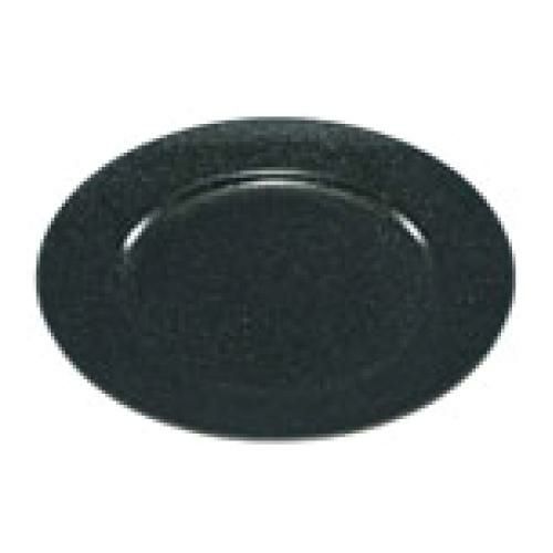 おぎそチャイナ ディナー皿 26cm 3302 ブラック