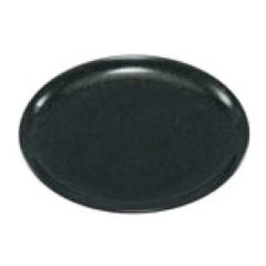 おぎそチャイナ ディナー皿 26cm 3309 ブラック