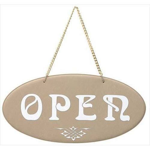 えいむ オープン・クローズプレート OC-50 うす茶