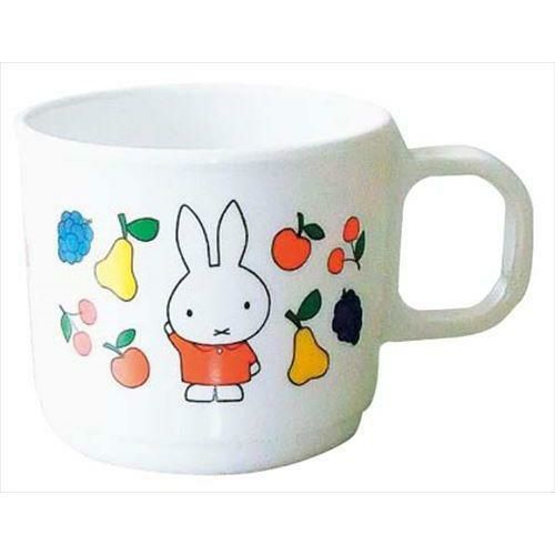 【メラミン 子供食器 ミッフィーフルーツシリーズ マグカップ M-1301FR】 高さ68(mm)