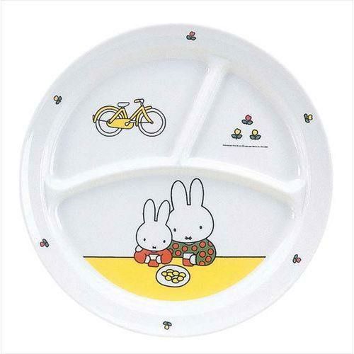 メラミン子供食器 ミッフィー ランチ皿 CM-65C 高さ23(mm)