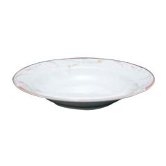 フラワーピンク 23cm スーププレート OFM01-222