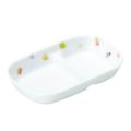 リ・おぎそ 子ども食器シリーズ 角仕切皿 17cm 2065-1230