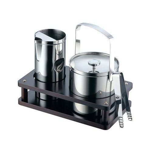 18-8 ステンレス アイスペール&ピッチャー木台セット【MR-102】