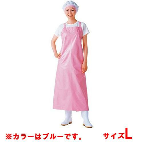 マイティクロス エプロン 胸当 E-1001-1 ブルー L