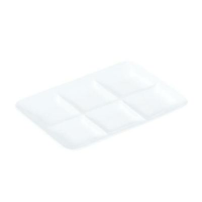 おぎそ 軽量高強度磁器 六ツ仕切皿 2949-0000