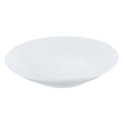 磁器 中華・洋食兼用食器 白フカヒレ皿 8inch