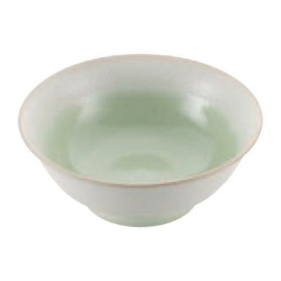 【磁器 中華食器 釉彩若草 高台丼 6.8寸】 高さ85(mm)【グループA】
