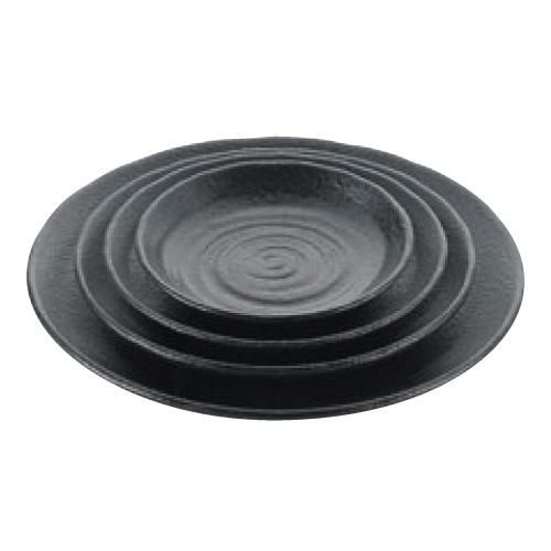 【天目砂鉄 丸皿 5寸】 高さ24(mm)【グループA】