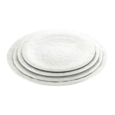 【モダンホワイト 丸皿 8寸】 高さ36(mm)【グループA】