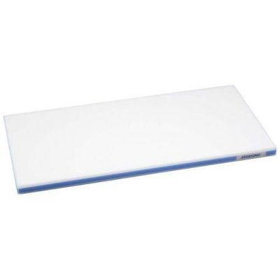ポリエチレンかるがるまな板SD/標準タイプ (両面シボ付) 20mm ブルー 【送料別】 幅500×奥行300×高さ20mm