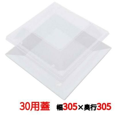 プラ容器 角皿 30用蓋(10枚入)