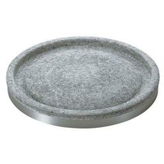 長水 遠赤 石焼プレート 丸型ハンドル無 30