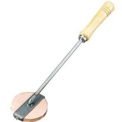 キャラメライザー 木柄 丸型 銅製 8cm