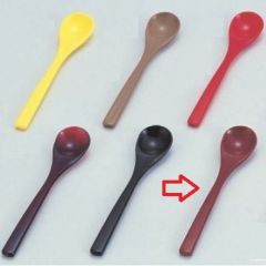 スプーン 茶碗蒸しスプーン ブラウン 茶