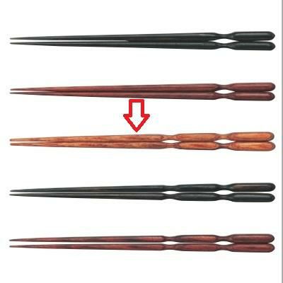 箸 23cm二連しぼり箸 黄肌