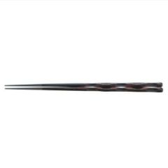 塗箸 面彫塗箸曙 22.7cm