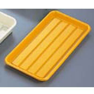 ハムバット 浅型 黄 ABS樹脂 410×205×H25