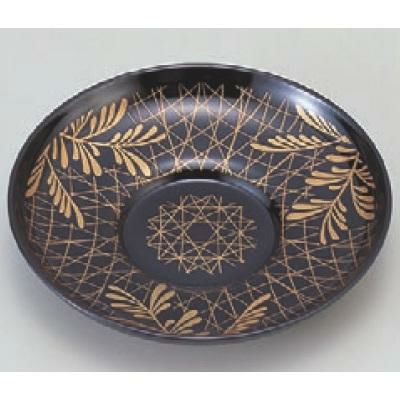 茶托 だるま茶托 黒武蔵野