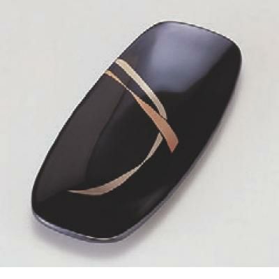 おしぼり受け 布袋おしぼり入れ 黒花帯