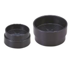 酒器 酒・ビール兼用袴 黒刷毛目