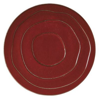 27.5cmゆらぎプレート(緋深)エスカリエ