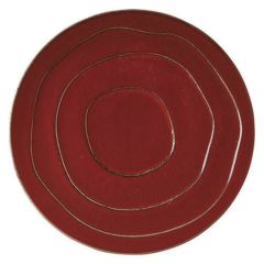 27.5cmゆらぎプレート(緋深)エスカリエ