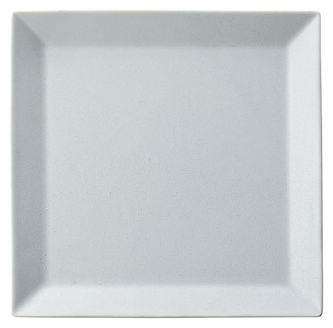 27cmスクエアプレート(パールグレー)キャレ
