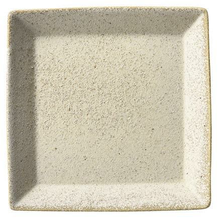 12cmスクエアプレート(絹衣)キャレ