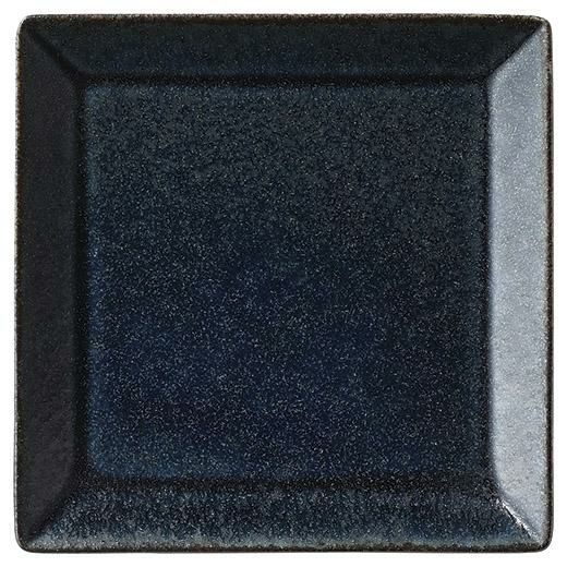 15cmスクエアプレート(藍潤)キャレ
