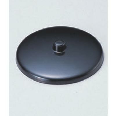 湯呑蓋  湯呑蓋(つまみ付)黒3.0寸 直径:94、内径:90