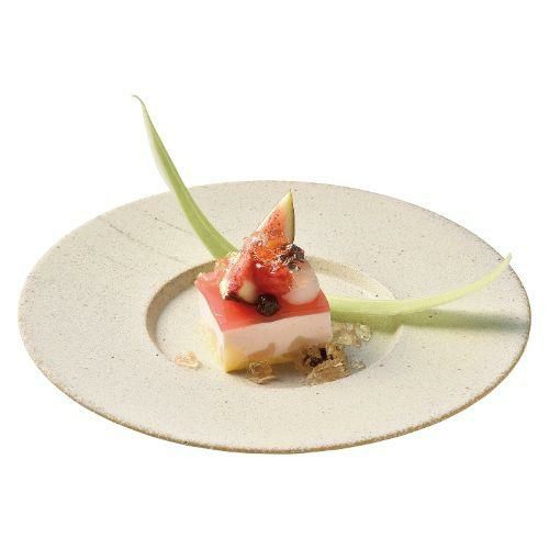 24cm平型プレート絹衣