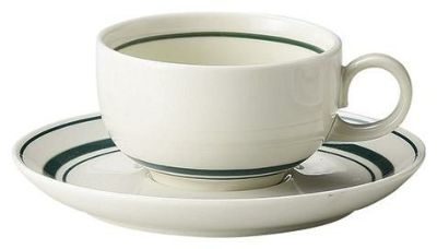 紅茶碗(スノートングリーン)碗皿